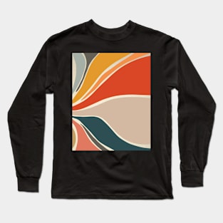 Fortune - Abstract Modern Art Print Long Sleeve T-Shirt